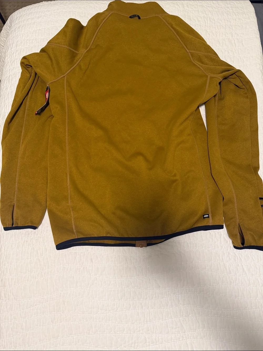 686 Men's Lightweight Full-Zip Jacket in Camel Brown